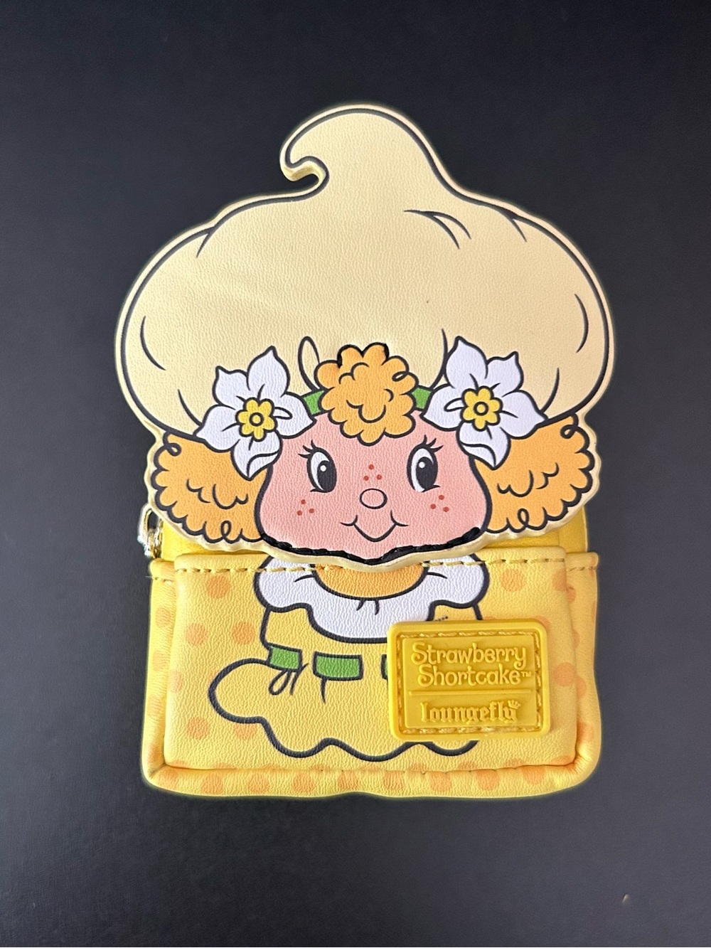 Loungefly Strawberry Shortcake Lemon Meringue Bag Charm. New. Yellow and White.